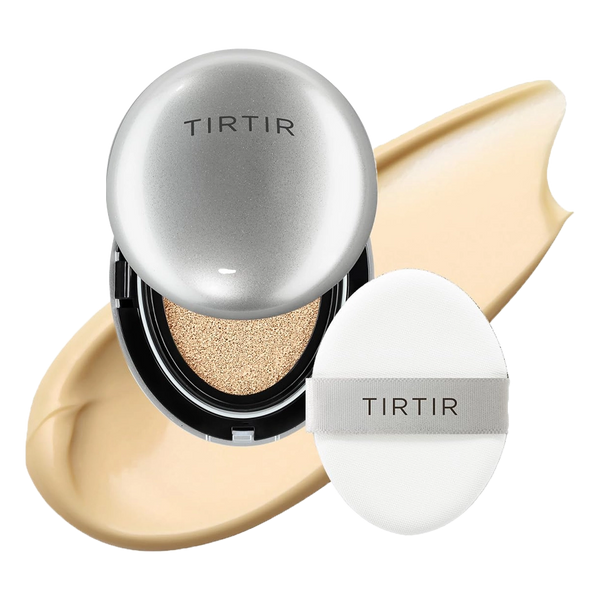 Gaisīgs kušons ar mirdzošu noslēguma akcentu TIRTIR Mask Fit Aura Cushion