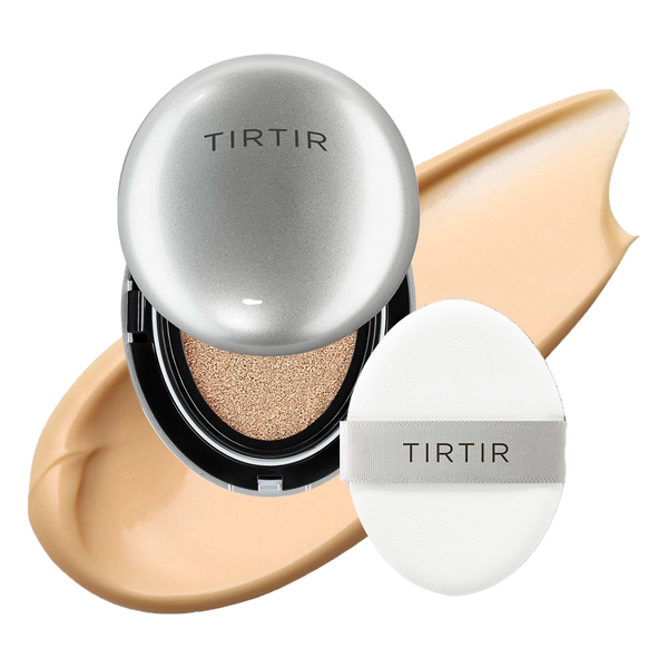 Gaisīgs kušons ar mirdzošu noslēguma akcentu TIRTIR Mask Fit Aura Cushion