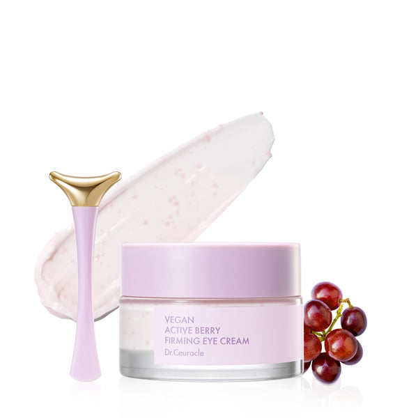 Vegānais liftinga krēms ādai ap acīm ar resveratrolu Dr.Ceuracle Vegan Active Berry Firming Eye Cream