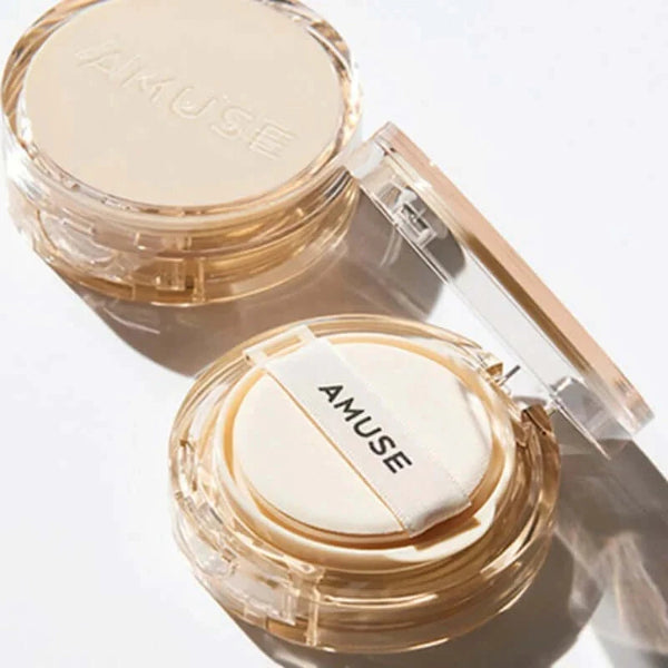 Kušons ādas mitrināšanai AMUSE Dew Jelly Vegan Cushion SPF 38 PA+++