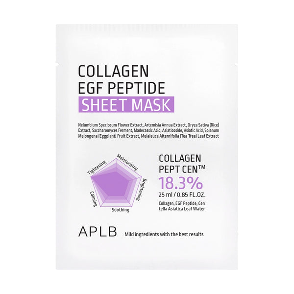 APLB Collagen EGF Peptide Sheet Mask