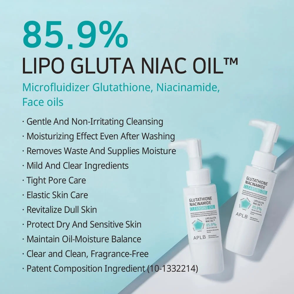 APLB Glutathione Niacinamide Cleansing Oil