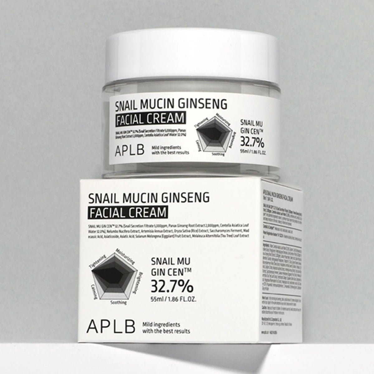 APLB Snail Mucin Ginseng Facial Cream