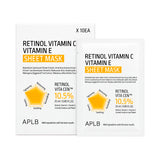 APLB Retinol Vitamin C Vitamin E Sheet Mask