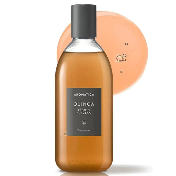 Sulfātu nesaturošs šampūns ar proteīniem bojātiem matiem AROMATICA Quinoa Protein Shampoo