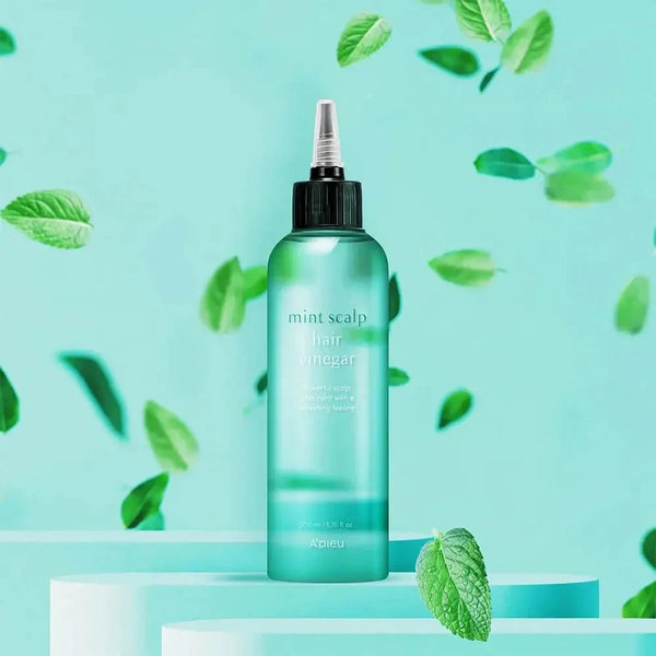 Taukainas galvas ādas kopšanai A'pieu Mint Scalp Hair Vinegar