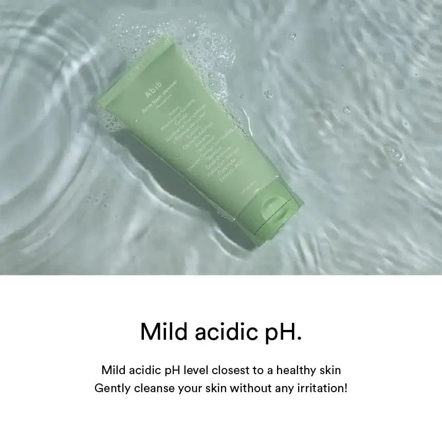 Abib Acne Foam Cleanser Heartleaf Foam efektīva putasveida sejas tīrītājs pret akni ar sirdslapu ekstraktu