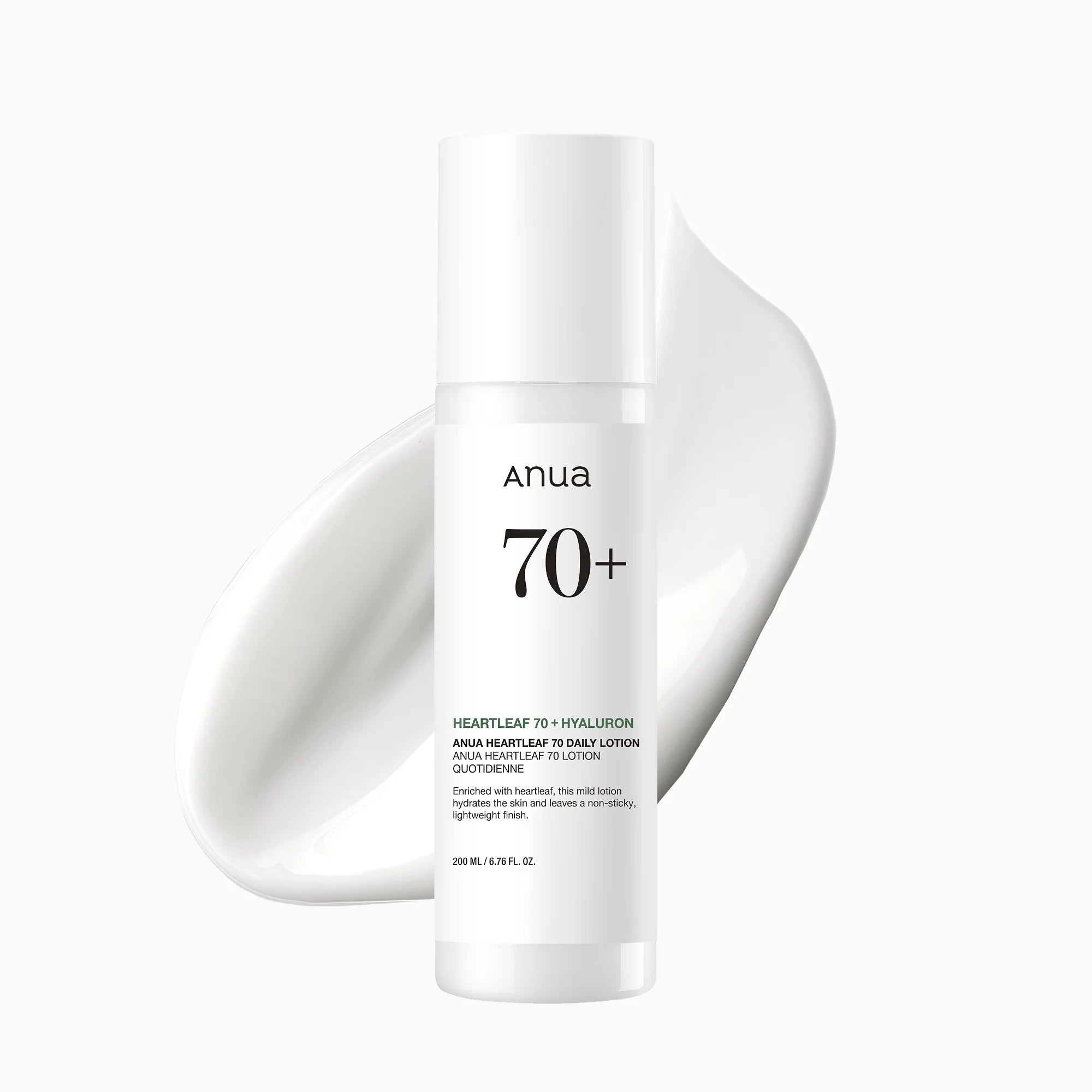 Nomierinošs losjons sejai Anua Heartleaf 70% Daily Relief Lotion