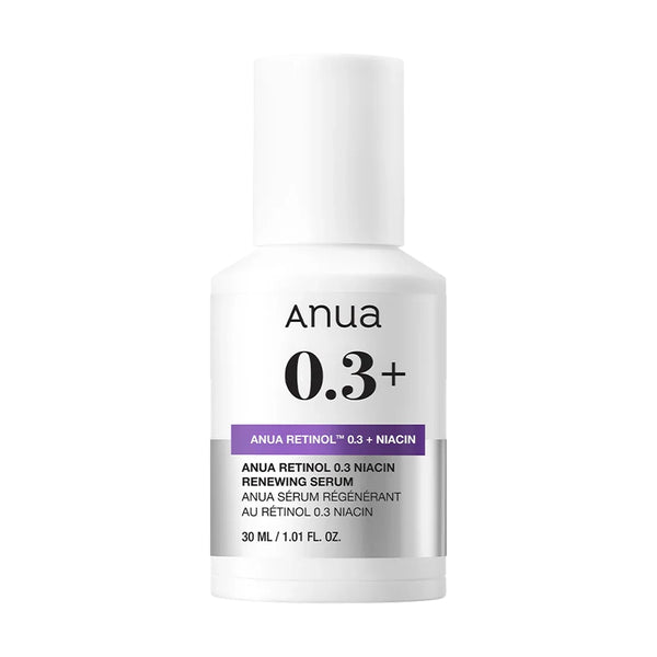 Atjaunojošs serums ar retinolu un niacinamīdu Anua Nano Retinol 0,3% + Niacin Renewing Serum
