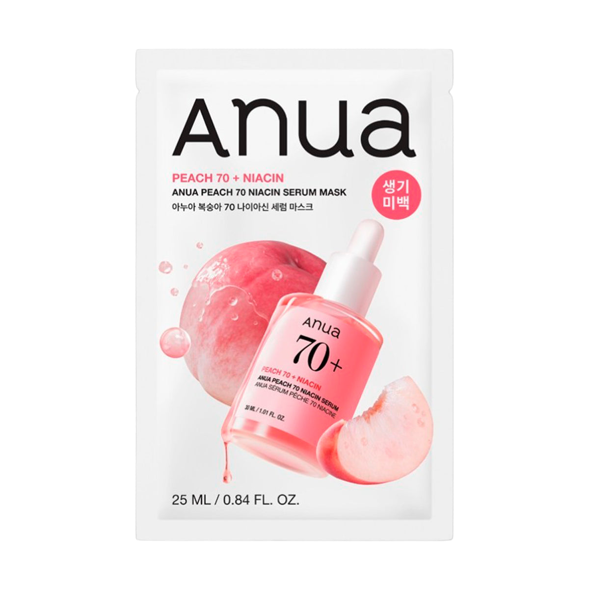 Anua Peach 70 Niacin Serum Mask
