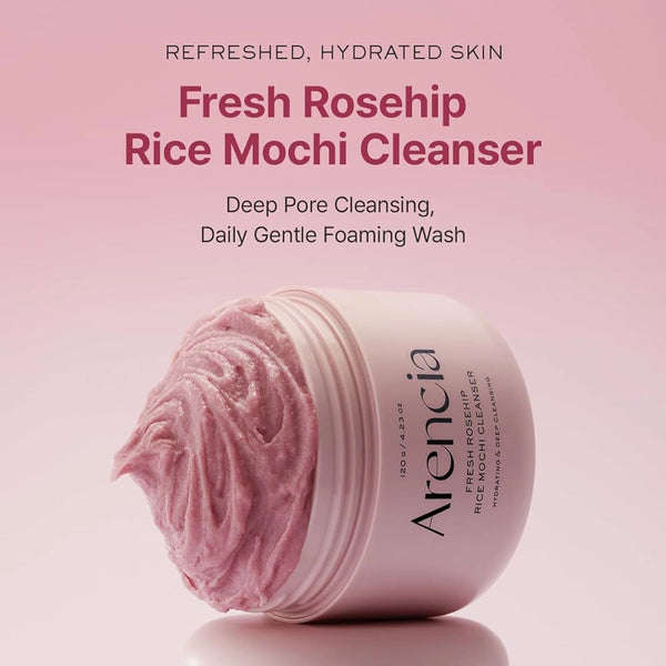 Arencia Fresh Rosehip Rice Mochi Cleanser