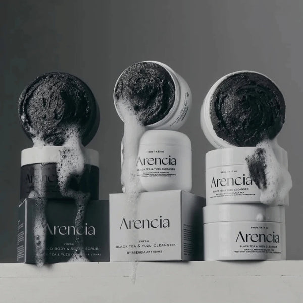 Arencia Fresh Cloud Body & Scalp Scrub Black Tea & Yuzu
