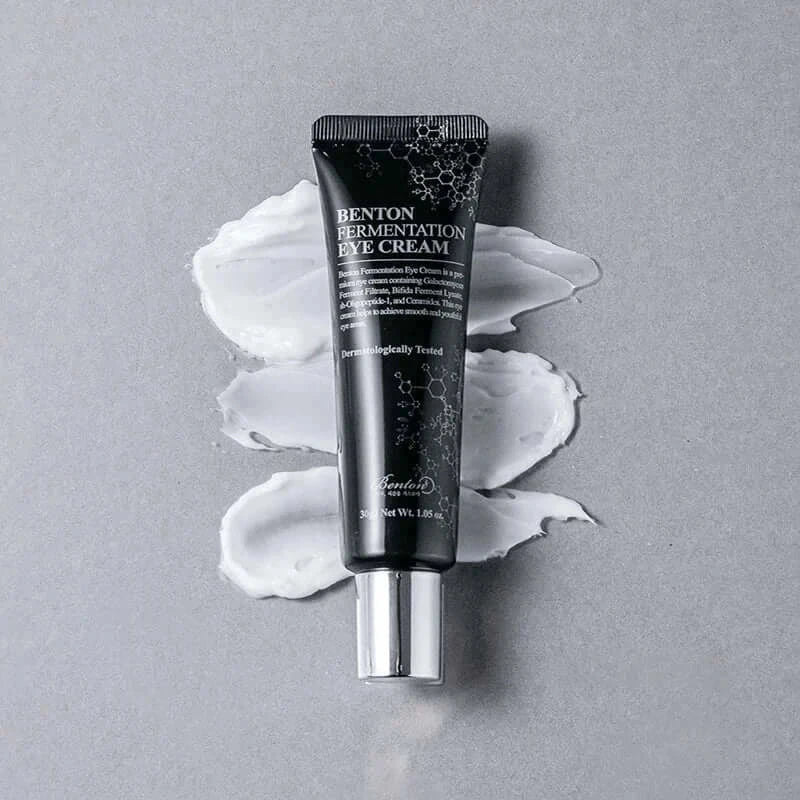 Pretnovecošanās krēms ādai ap acīm ar galaktomici Benton Fermentation Eye Cream