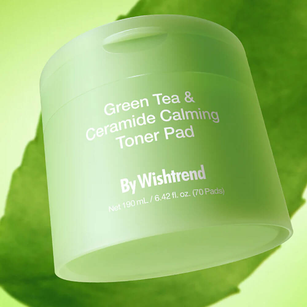 By Wishtrend Green Tea & Ceramide Calming Toner Pad