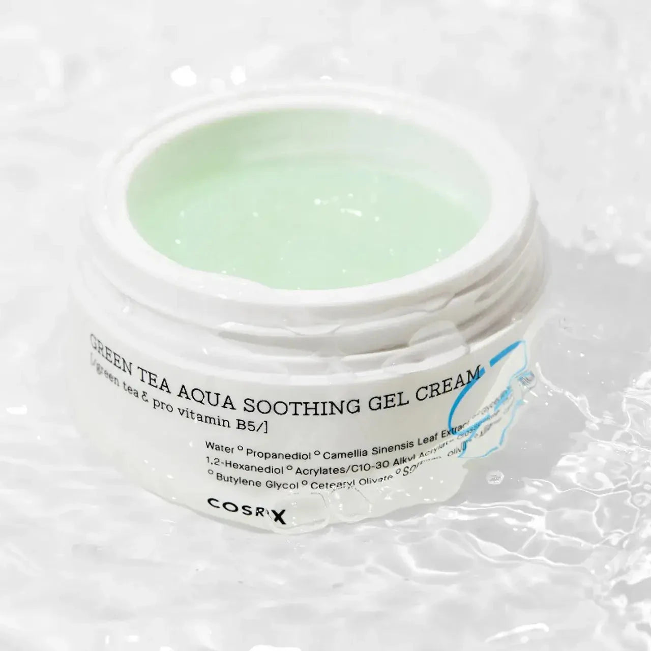 Nomierinošs gelveida krēms ar zaļo tēju COSRX Green Tea Aqua Soothing Gel Cream