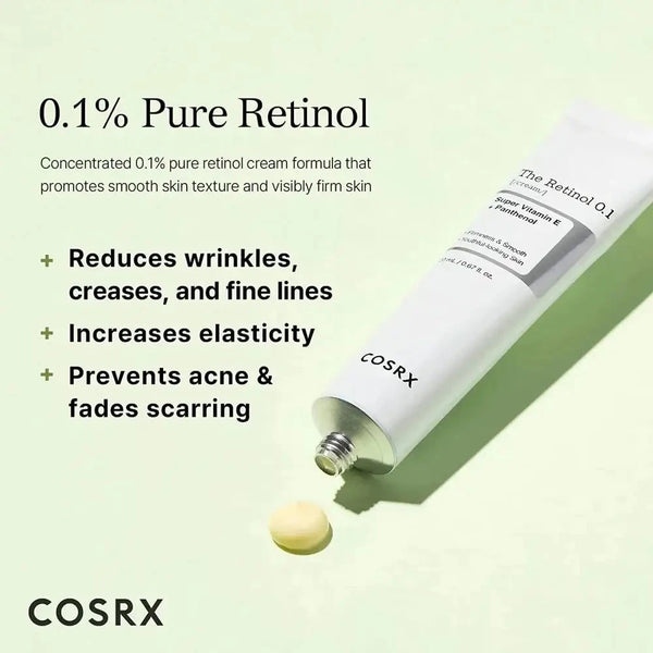Pretnovecošanās krēms sejai ar retinolu COSRX The Retinol 0.1 Cream