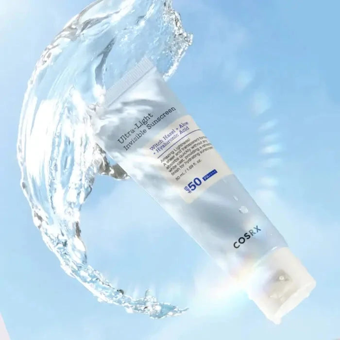 Gaisīgs saules aizsargkrēms ar burvju lazdu COSRX Ultra Light Invisible Sunscreen