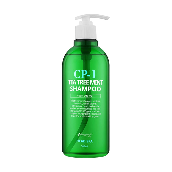 Atsvaidzinošs SPA šampūns galvas ādai Esthetic House CP-1 Tea Tree Mint Shampoo