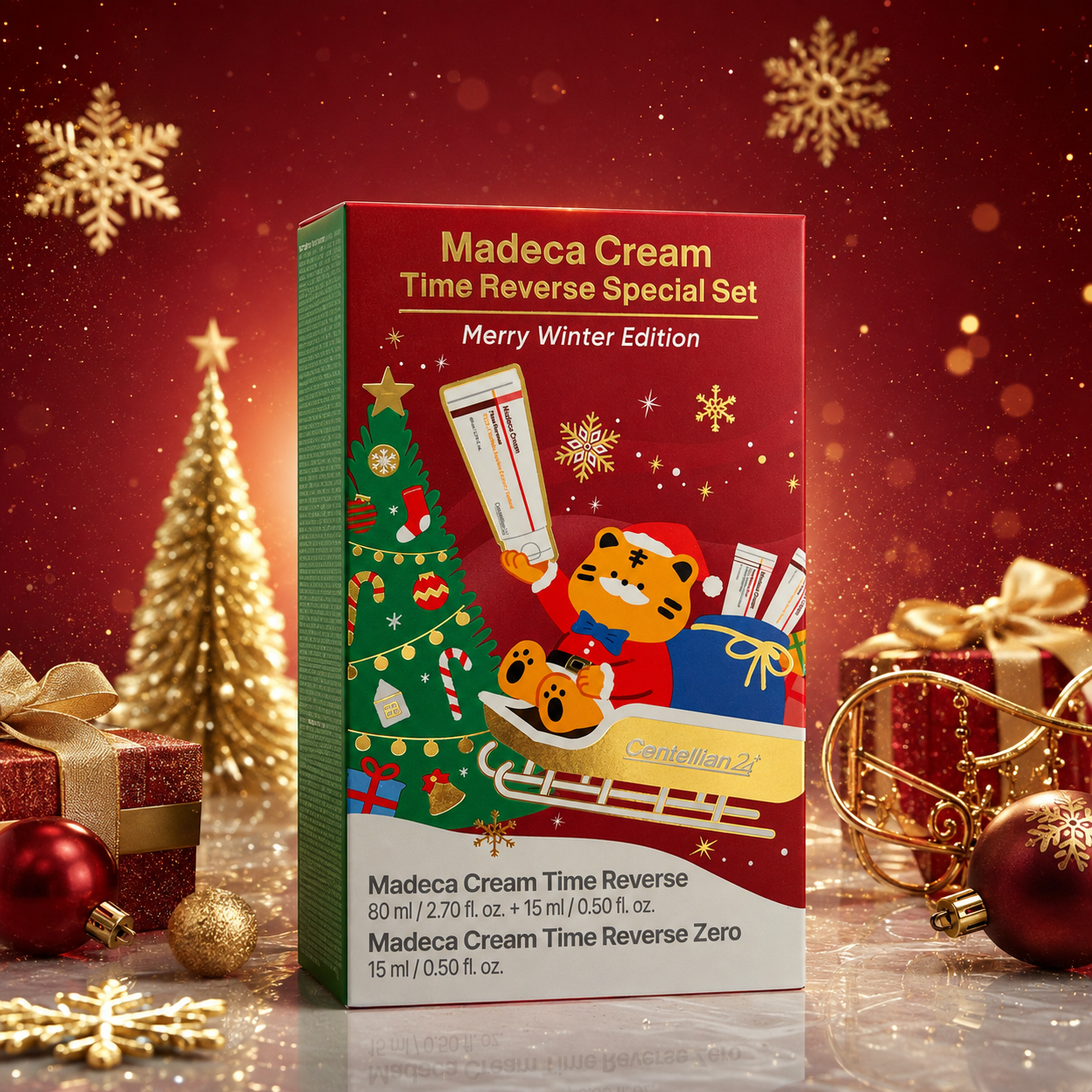 Centellian24 Madeca Cream Time Reverse Set Merry Winter Edition
