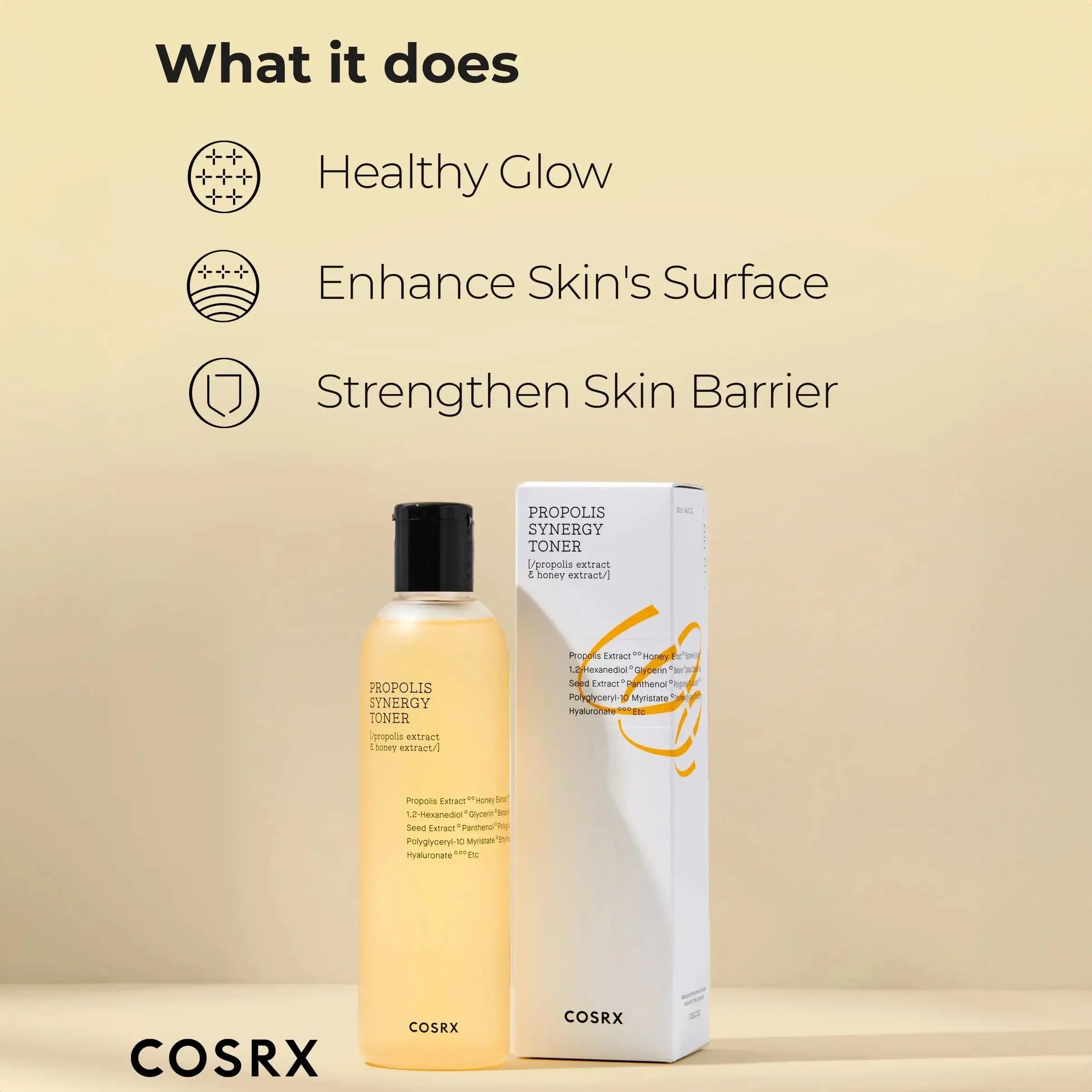 Nomierinošs toniks ar propolisu Cosrx Full Fit Propolis Synergy Toner