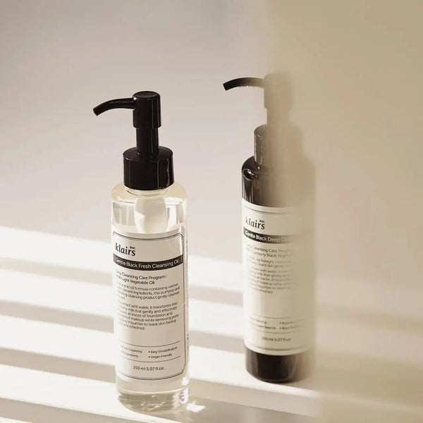 Mitrinoša hidrofīlā eļļa Dear Klairs Gentle Black Fresh Cleansing Oil