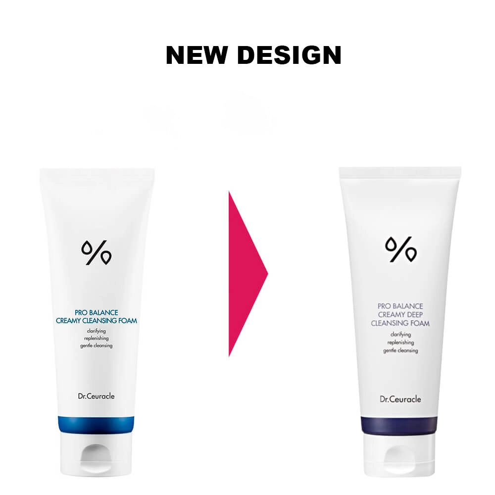 Attīrošās putiņas ar probiotiķiem jutīgai ādai Dr.Ceuracle Pro Balance Creamy Deep Cleansing Foam