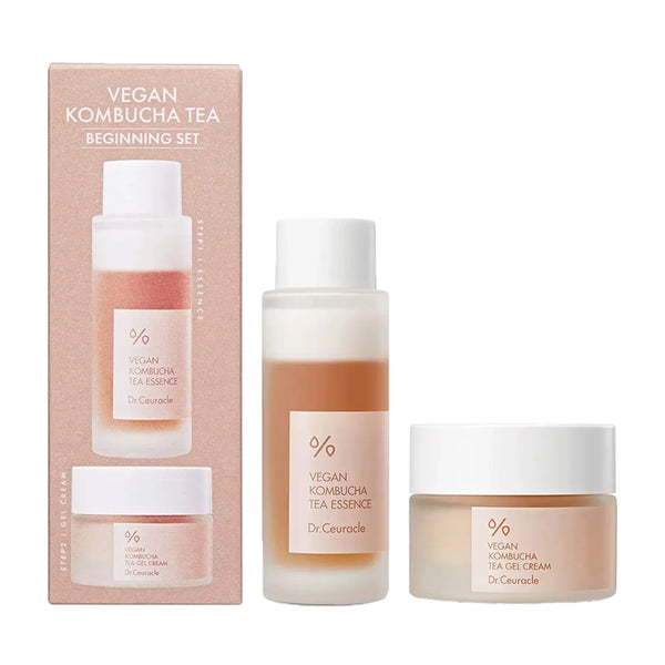 Vegāniem draudzīgas kosmētikas komplekts ar kombuču Dr.Ceuracle Vegan Kombucha Tea Beginner Set