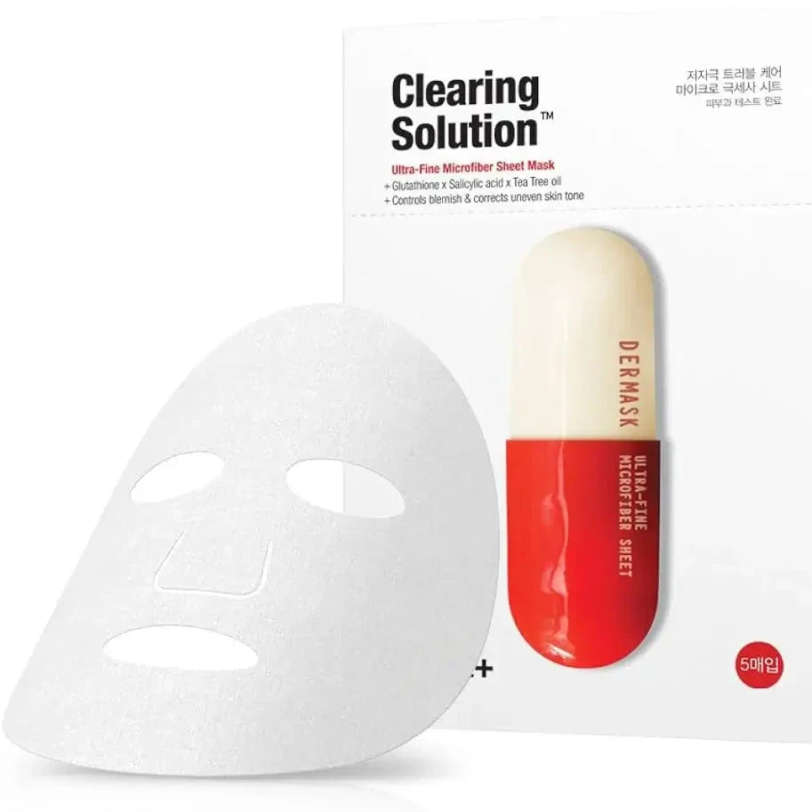 Attīroša auduma maska problemātiskai ādai Dr. Jart+ Clearing Solution