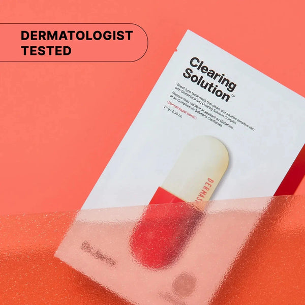 Attīroša auduma maska problemātiskai ādai Dr. Jart+ Clearing Solution