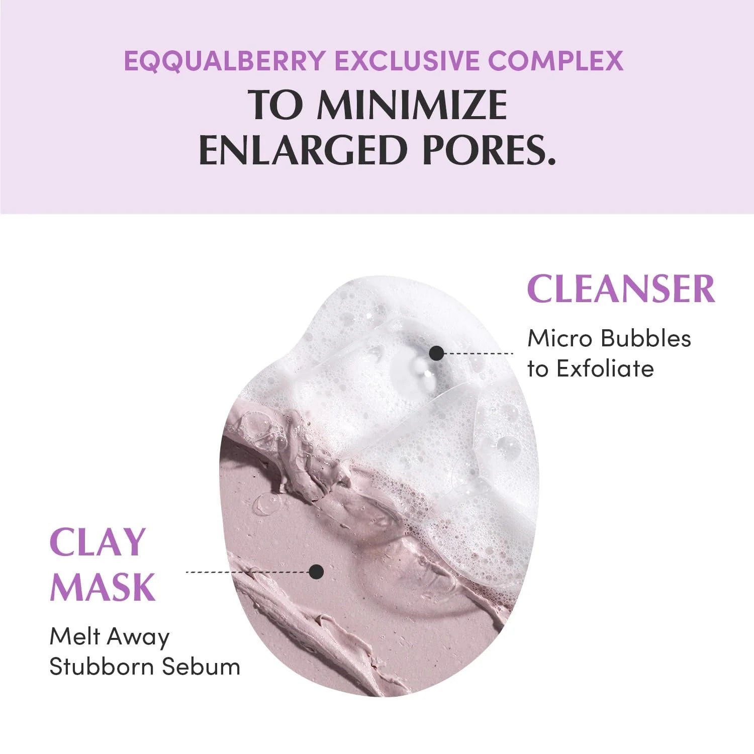 EQQUALBERRY Purple Rice Pore Purifying Pack Cleanser