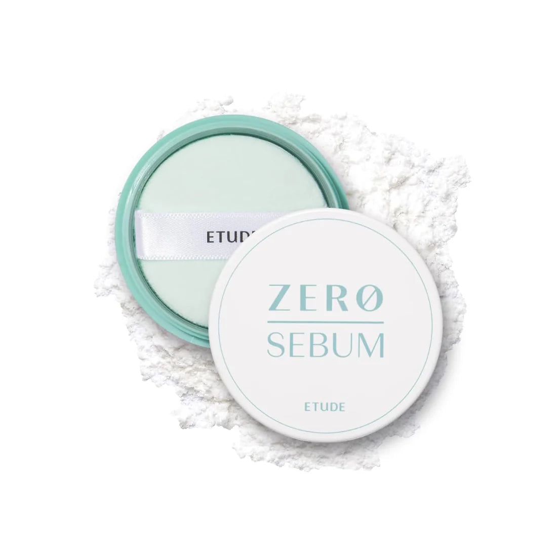 Minerālu birstošais un ādu matējošais pūderis ETUDE Zero Sebum Drying Powder