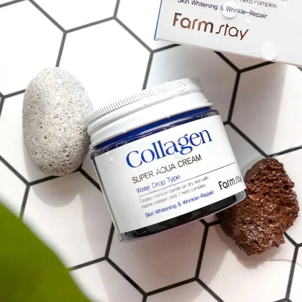 Mitrinošs kolagēna krēms FarmStay Collagen Super Aqua Cream