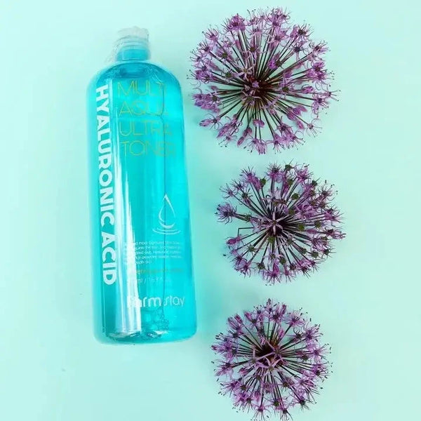 Toniks priekš sejas ar hialuronskābi FarmStay Hyaluronic Acid Multi Aqua Ultra Toner