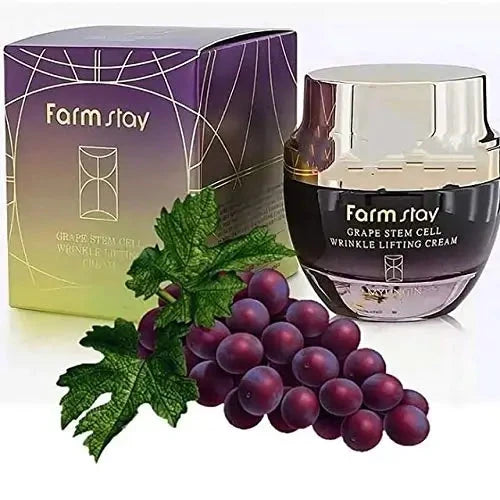 Liftinga krēms ar fito-cilmes šūnām Farmstay Grape Stem Cell Wrinkle Lifting Cream