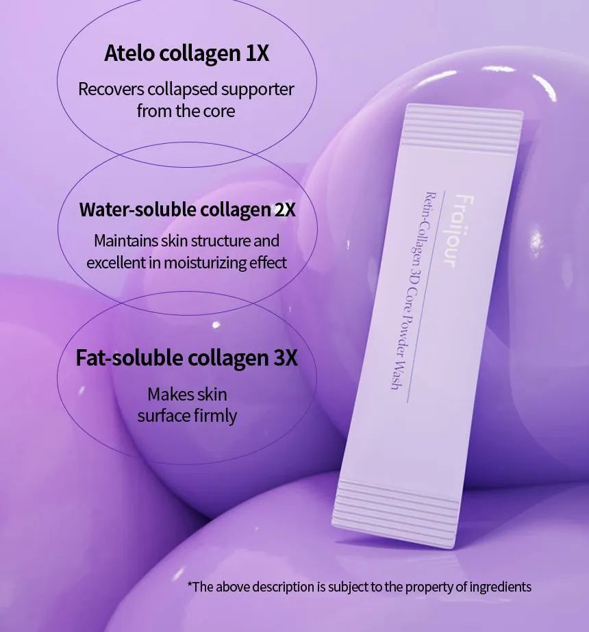 Fraijour Retin-Collagen 3D Core Powder Wash