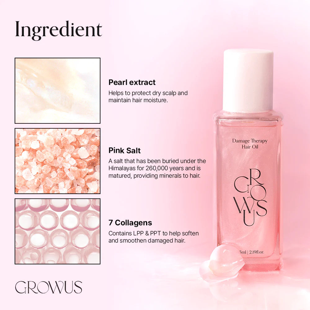 Growus Damage Therapy Hair Oil