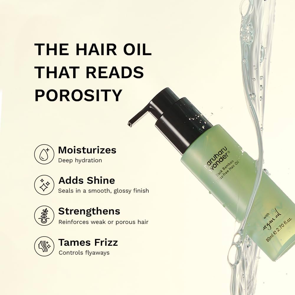 Haruharu Wonder Black Bamboo Hair Oil