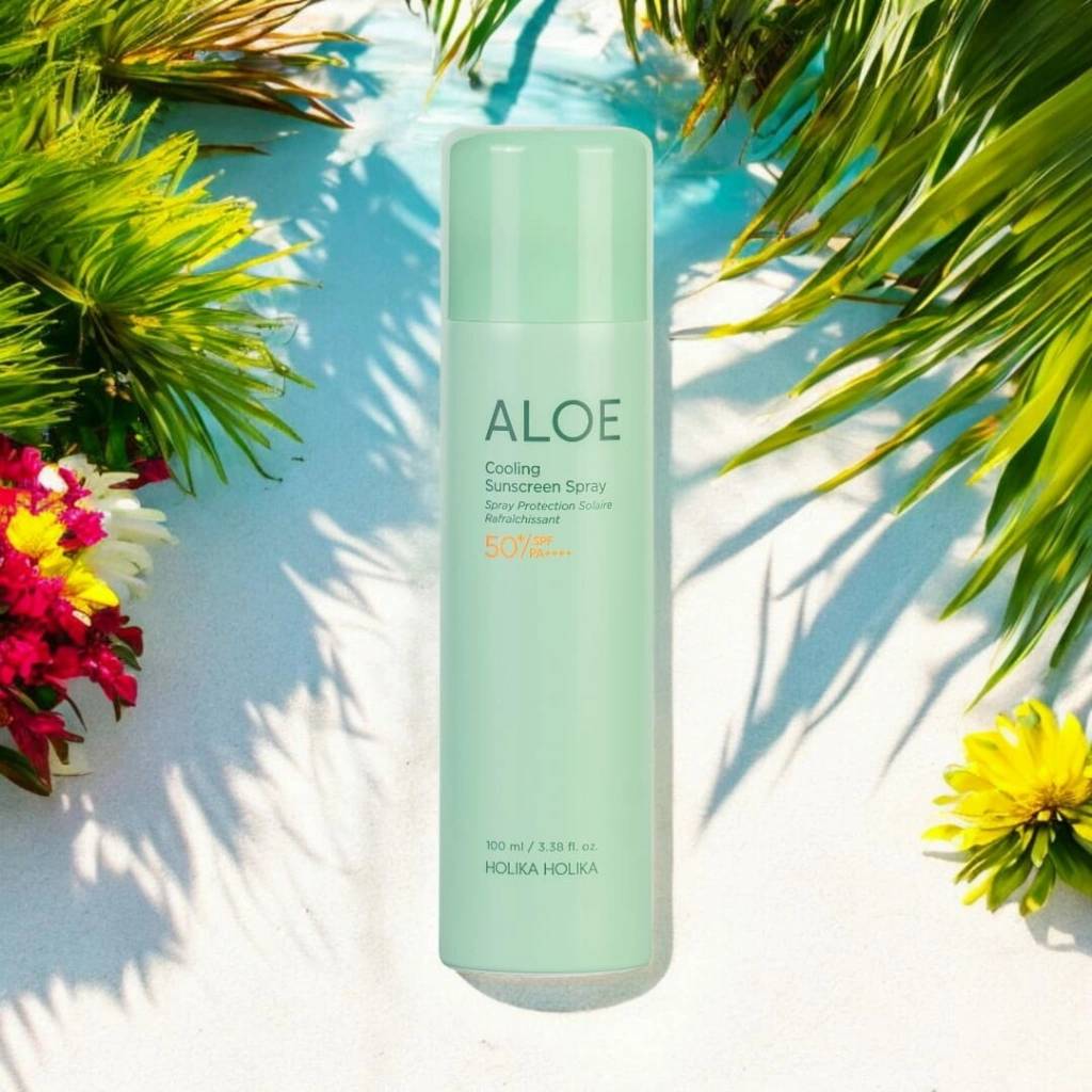Holika Holika Aloe Ice Cooling Sun Spray SPF50+ PA++++