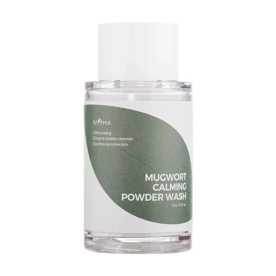 Ādu nomierinošs enzīmu pūderis ar vībotni IsNtree Mugwort Calming Powder Wash
