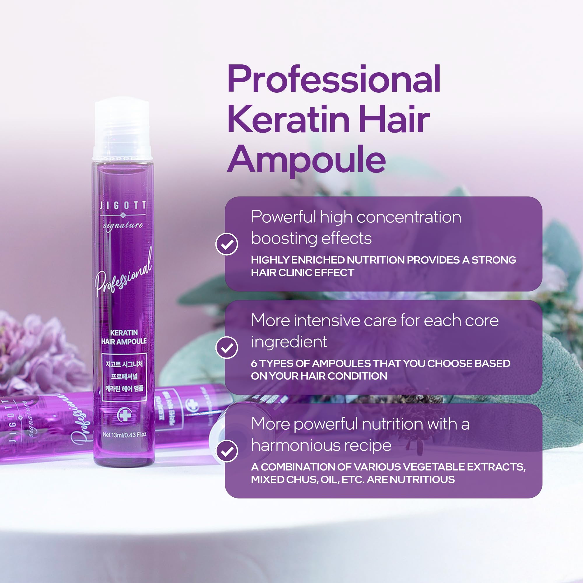 Jigott Signature Professional Keratin Hair Ampoule