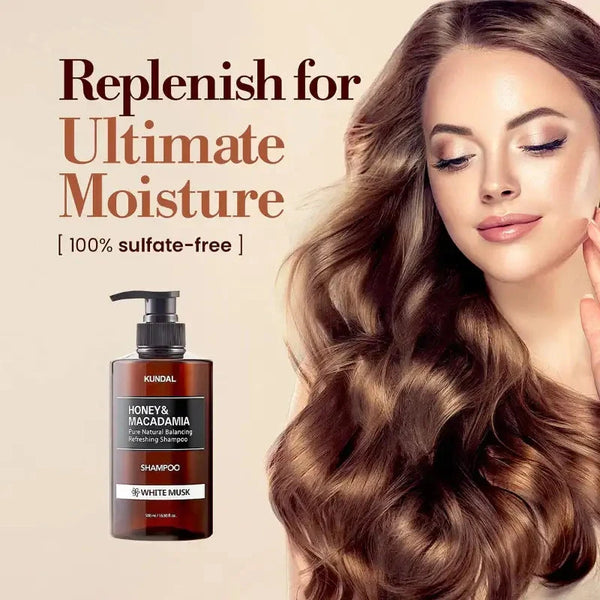 Matu šampūns KUNDAL Honey & Macadamia Shampoo English Rose