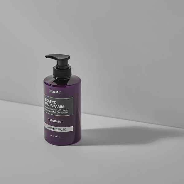 KUNDAL Honey & Macadamia Treatment White Musk - Matu Kopšanas Līdzeklis ar Baltā Miska Aromātu