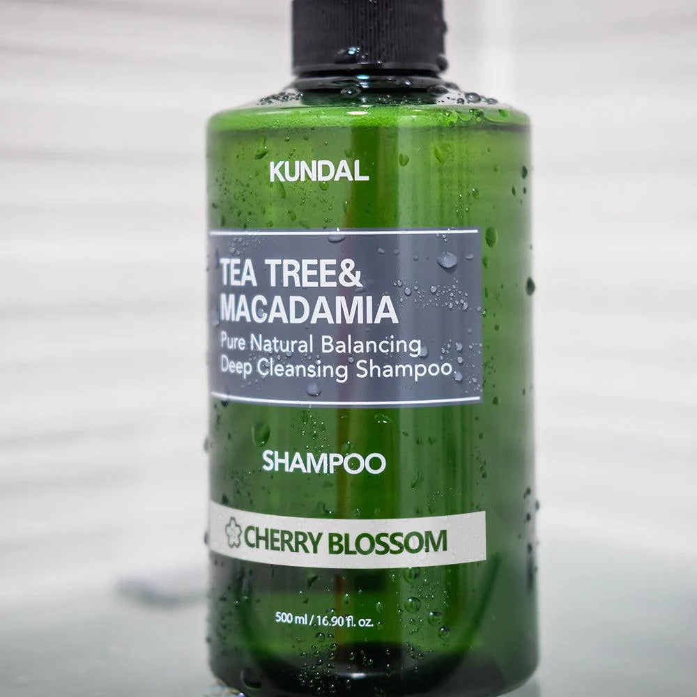 Kundal Tea Tree & Macadamia Deep Cleansing Shampoo Cherry Blossom