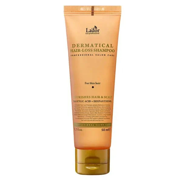Nostiprinošs šampūns smalkiem matiem Lador Dermatical Hair-Loss Shampoo For Thin Hair