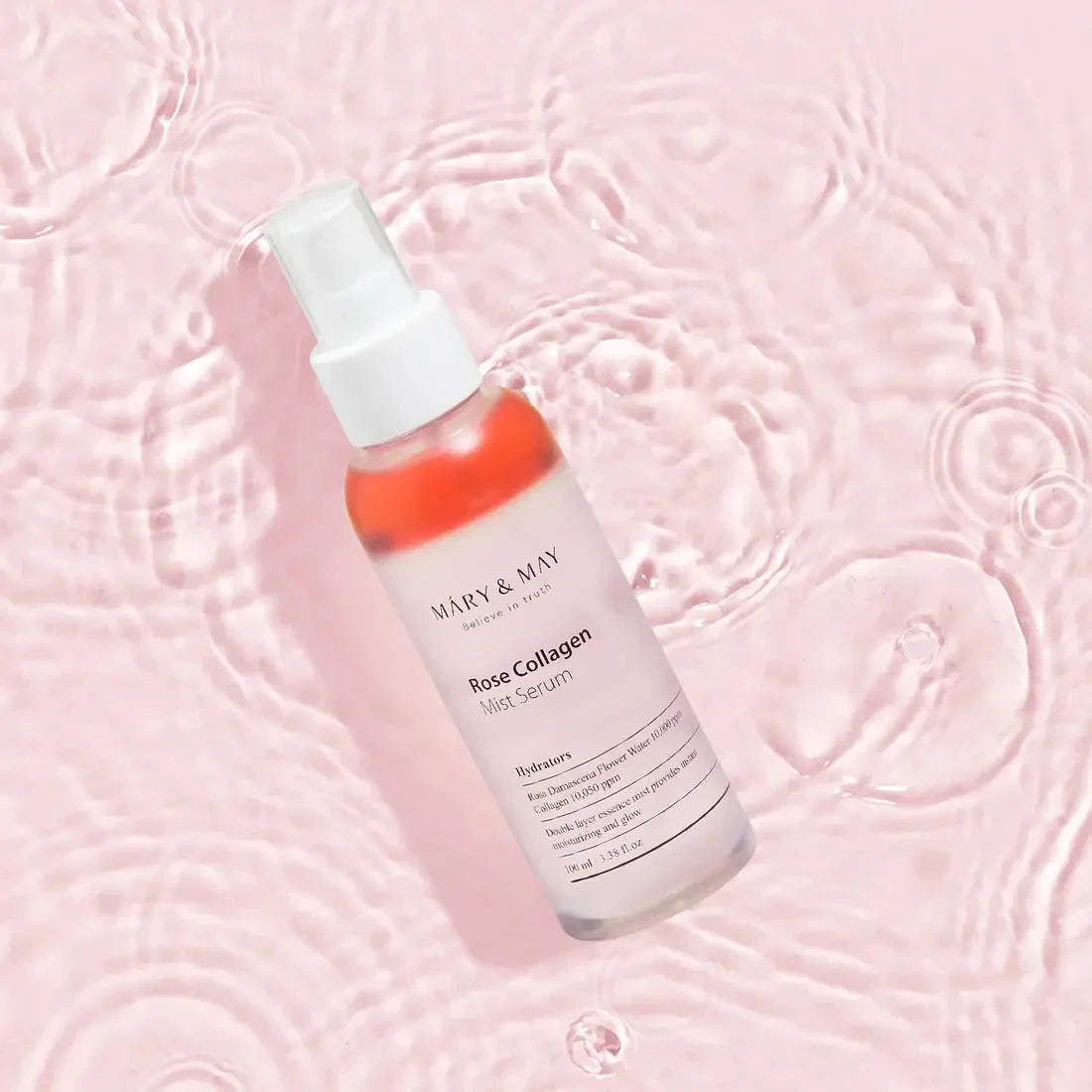 Sejas mists-serums MARY&MAY Rose Collagen Mist Serum