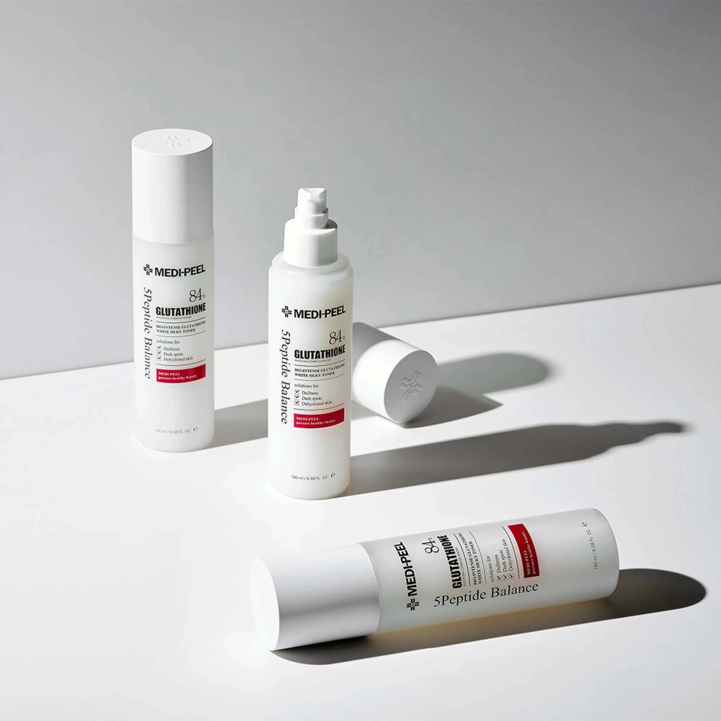 Balinošs toniks ar glutationu MEDI-PEEL Bio-Intense Glutathione White Silky Toner
