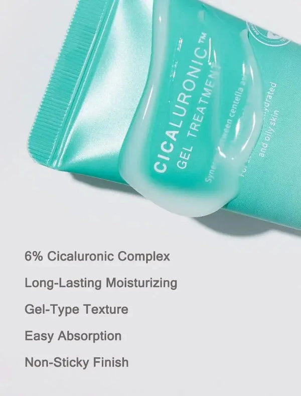 Mitrinošs gels sejai ar cica-kompleksu MIZON Cicaluronic Gel Treatment