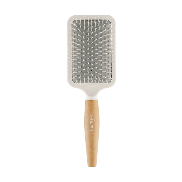 Koka matu suka ar antistatisku efektu Masil Wooden Paddle Brush