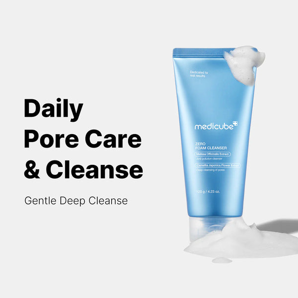 Dziļi attīrošas putiņas poru sašaurināšanai Medicube Zero Foam Cleanser