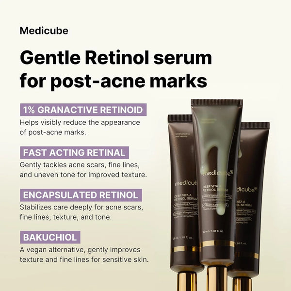 Liftinga serums ar liposomālo retinolu Medicube Deep Vita A Retinol Serum
